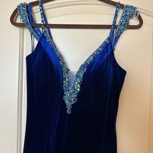 Johnathan Kayne royal blue gown